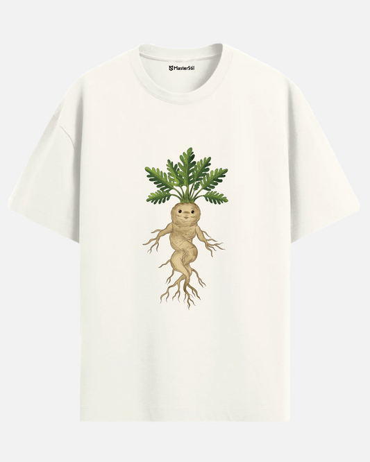 Mystic Mandrake – Sihirli Köklerin Gücü - Oversize Tişört