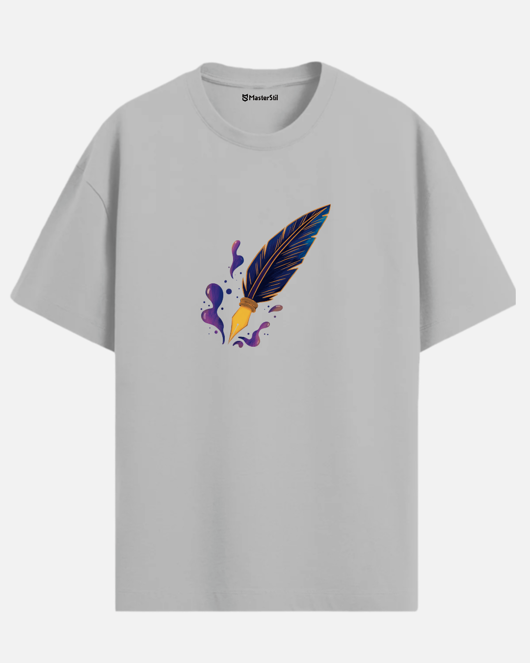 Mystic Quill - Sihirli Tüylü Kalem Oversize Tişört