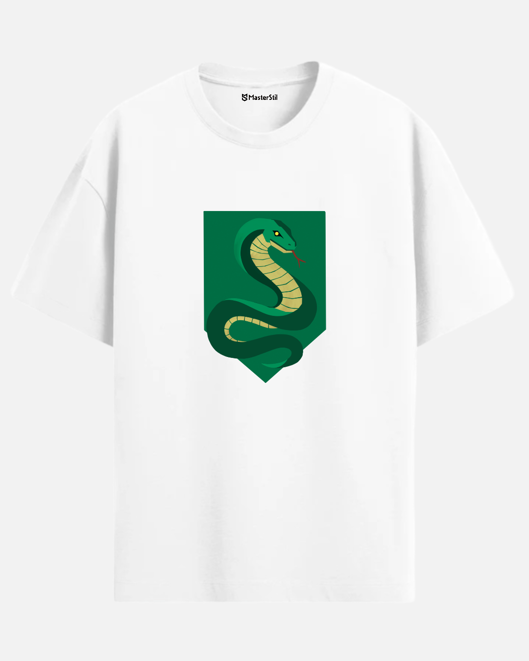Mystic Serpent – Symbol of Wisdom and Ambition – Unisex Oversize T-Shirt