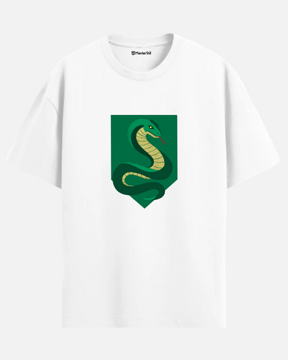 Mystic Serpent – Symbol of Wisdom and Ambition – Unisex Oversize T-Shirt