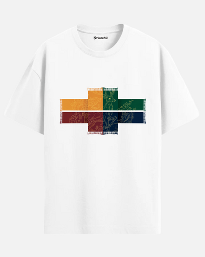 Mystic Unity – Four Spirits Scarf - Oversize T-Shirt