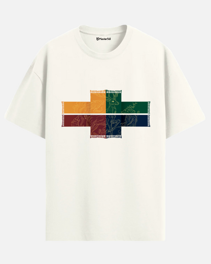 Mystic Unity – Four Spirits Scarf - Oversize T-Shirt