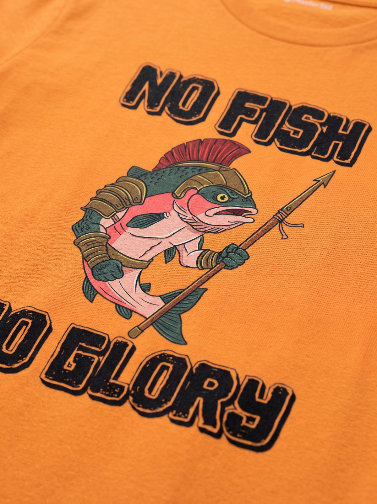 Gladiator Fish Balıkçı %100 Pamuklu Tasarım T-Shirt