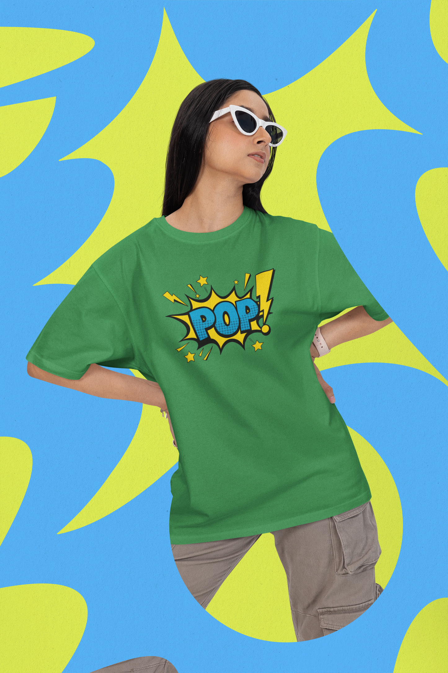 POP! – Energy Explosion PopArt Unisex Oversize T-Shirt