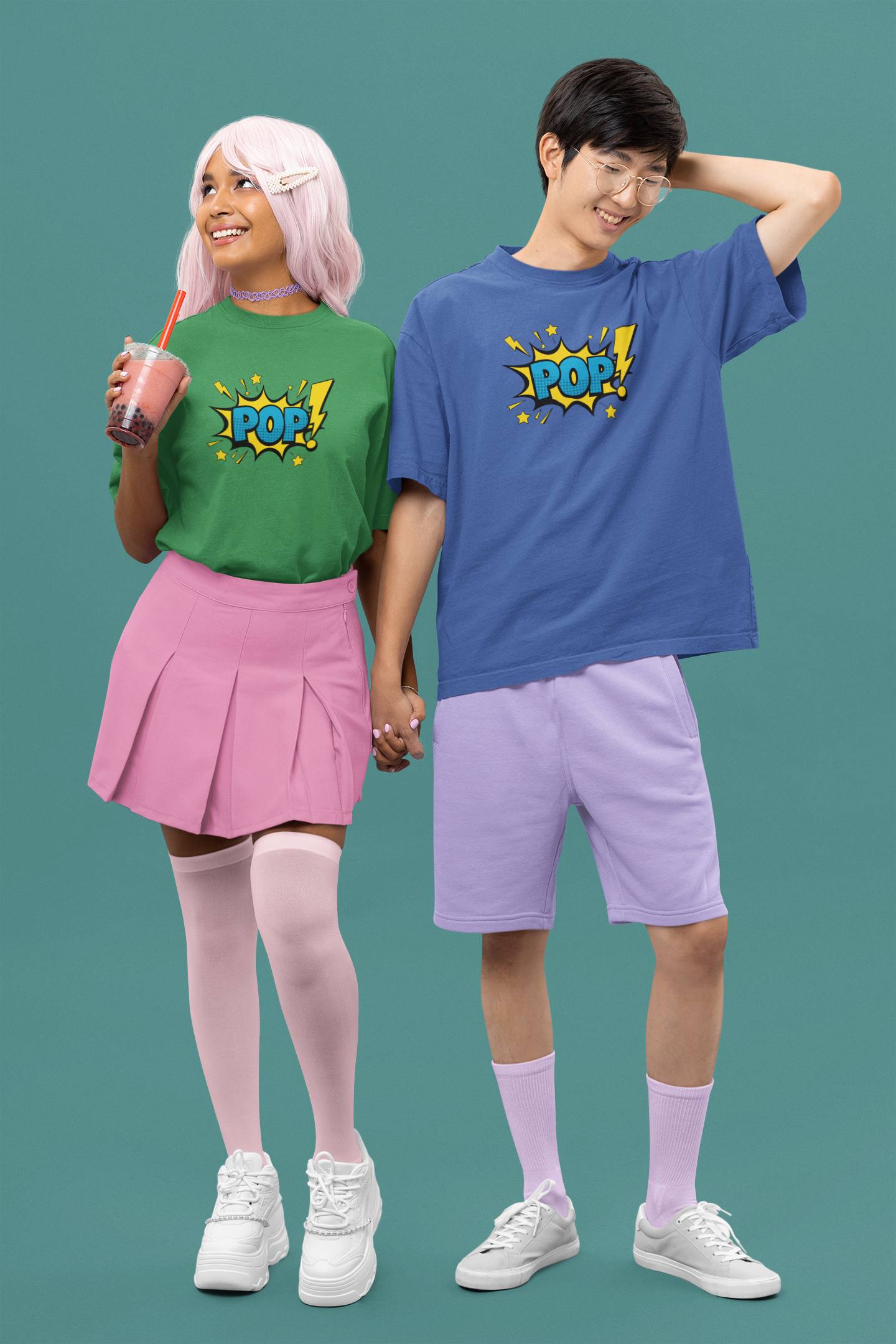 POP! – Energy Explosion PopArt Unisex Oversize T-Shirt