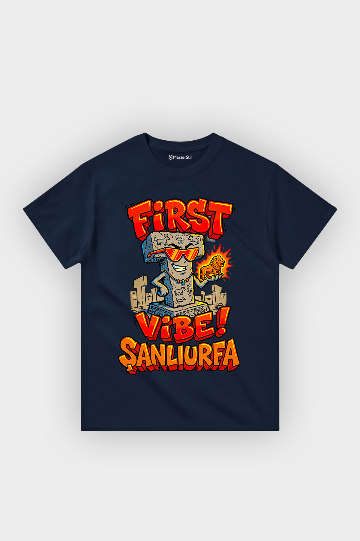 First Vibe Şanlıurfa Esprili %100 Pamuklu Tasarım T-Shirt
