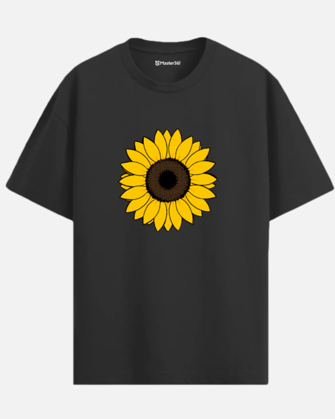 Sunshine Energy | Oversize Ayçiçeği Popart Tişört