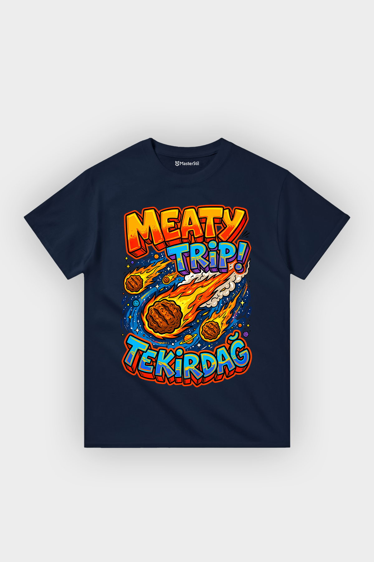Meaty Trip Tekirdağ Esprili %100 Pamuklu Tasarım T-Shirt