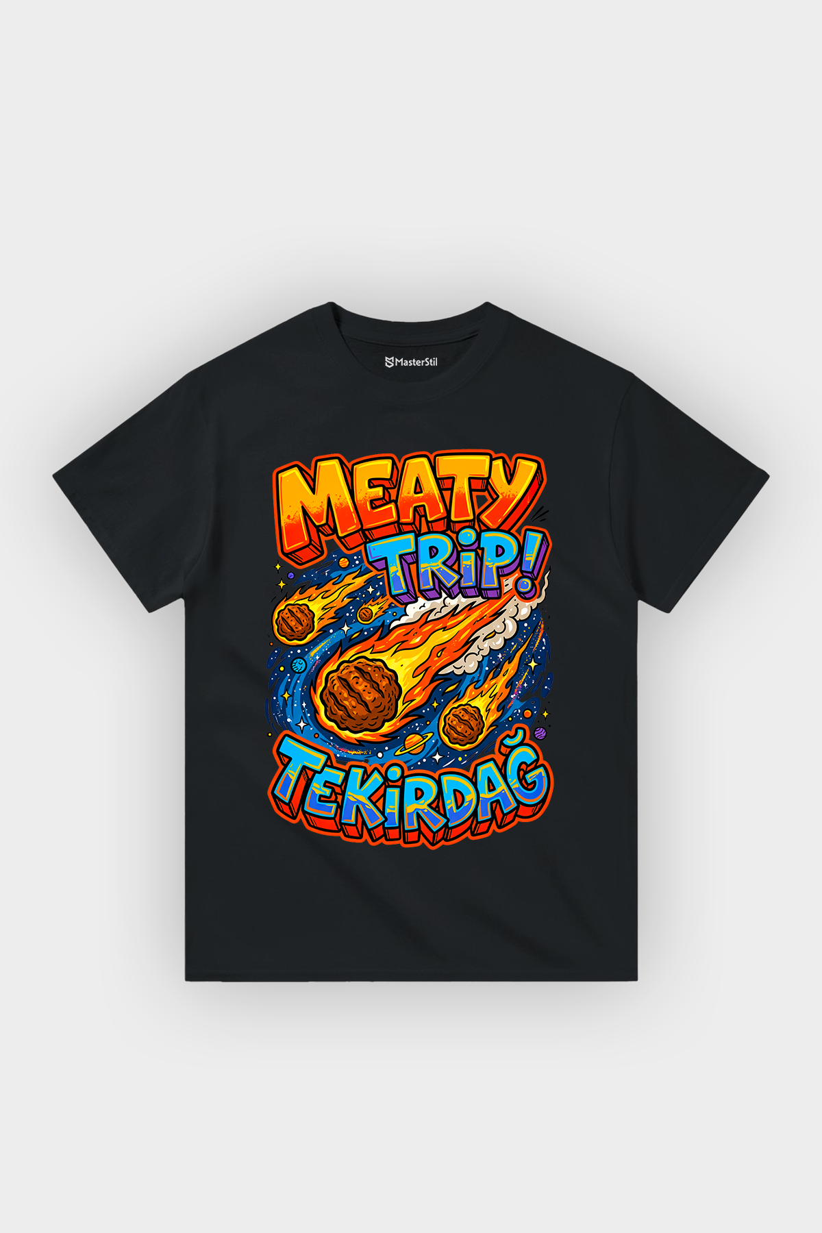 Meaty Trip Tekirdağ Esprili %100 Pamuklu Tasarım T-Shirt