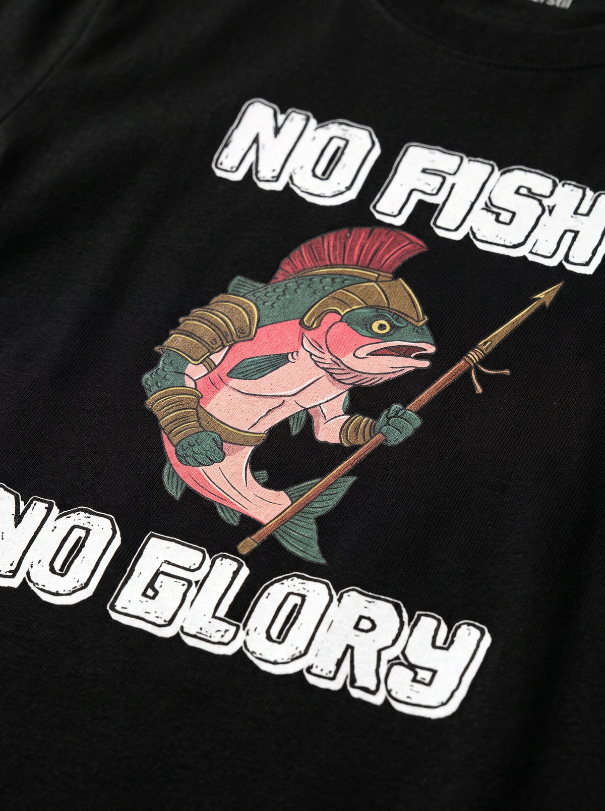 Gladiator Fish Balıkçı %100 Pamuklu Tasarım T-Shirt