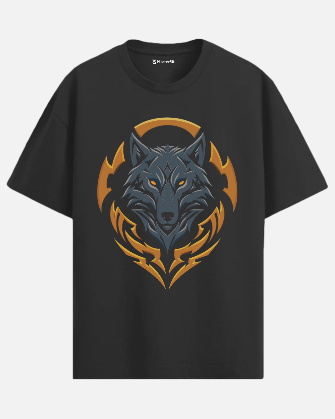 Wolf Instinct | Tribal Wolf Spirit Oversize T-Shirt