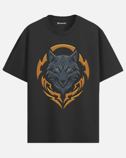 Wolf Instinct | Tribal Wolf Spirit Oversize T-Shirt