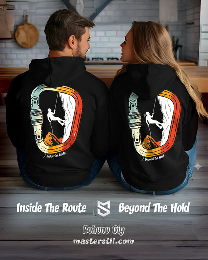 Tırmanış Temalı Oversize Hoodie / Kadın - Beyond The Hold